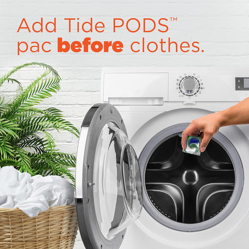 Tide Hygienic Clean Heavy Duty 10x Power PODS, Original, 25 Count, For Visible and Invisible Dirt