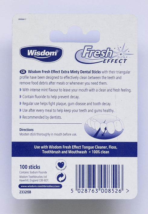 Wisdom Wood-Count, Pack 4, 400-Count Fresh Effect Dental