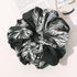 Scrunchies Hair Ties for Women - Big Silk Satin Jumbo Oversized Scrunchy Pack of 4 for Thick Hair, Decoration Hair