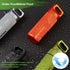 Patelai 4 Pieces Portable Pill Case, Waterproof EDC Container for Travel, Aluminum Pill Bottle Keychain Holder