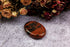 Thumb Worry Stone, Healing Crystal Pocket Palm Stone (Golden Swan)