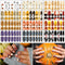 TailaiMei 12 Sheets Halloween Nail Wraps Stickers - Nail Polish Strips Self-Adhesive Full Wraps with 2 pcs Nail Files