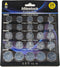 Milestock 25-Pcs 3V Lithium Button Battery Assortment CR1620 CR1632 CR2025 CR2032 CR2450 for