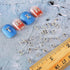Maitys 104 Pieces Letter Nail Studs 3D Capital Charms and Rhinestone Nail Decals for Women DIY Art