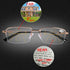 Progressive Multifocus Computer Reading Glasses, Blue Light Blocking Readers for Eye Protection