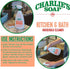 Charlie's Soap Kitchen and Bath Household Cleaner, Non-Toxic, Multi-Surface Use (2 Pack)