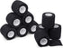 Self-Adhesive Bandage Wrap - 10 Pack - 2 Inch - Black - Breathable Athletic Tape for Wrists, Knee, Ankle