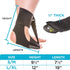 BraceAbility Foot Drop Brace, Ankle Orthosis Sock for Big Kids, Teens, Adults, Pain Relief in Bed