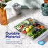 Quart Storage Bags - 150 Count | Double Zipper Seal Resealable Thick Plastic Food Storage Bags | Microwave-Safe