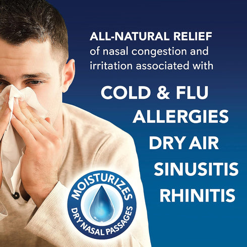 SinuCleanse Soft Tip Neti Pot Nasal Wash System, 30 All-Natural Saline Packets - Relieves Nasal Congestion