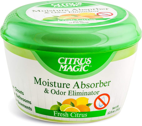 Citrus Magic Fresh Citrus Moisture and Odor, 12.8-Ounce, Green