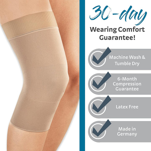 medi Seamless Knit Knee Support Compression Sleeve with Band