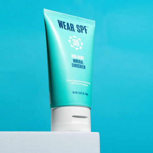 Non-Nano Mineral Sunscreen SPF 30, Broad-Spectrum Reef-Safe Zinc Oxide Lotion for Face and Body
