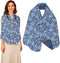 Adult Bibs for Women Men - Reversible Adult Bib Scarf for Elderly