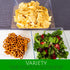 PLASTICPRO Extra Heavy Duty Clear Medium Disposable Square Serving Bowls, Elegant Pack of 4 for Party Snack or Salad
