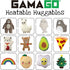 GAMAGO Sloth Heating Pad & Pillow, Microwavable Heat Pack for Cramps, Aches & Anxiety Relief