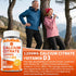 Hudetex (2 Pack) 1200 D3 Gummies Flavor,60 Calcium Citrate mg with Vitamin for Women & Men,Calcium Supplements for Bone