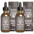 Viking Revolution Men's Beard Oil - Argan & Jojoba Oils, Natural Softener & Conditioner, Unscented, 2 Pack