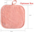 Reusable Makeup Remover Cloths - Soft Microfiber Facial Cleansing Pads for Face, Eye, Lips (12 Pack, Coral)