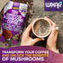 WIXAR Superfood Mushroom Coffee - Instant Coffee Powder with Ten Superfood Extracts, 5oz Mushroom Supplement