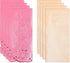 Papyrus 8 Sheet Tissue Paper (Pink and Peach with Rose Edges) for Crafts, Gifts, Decorations, DIY and More