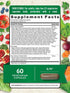 Super Fruits and Veggies | 60 Vegetarian Capsules | Vitalizing Antioxidant Superfood Formula | Non-GMO & Gluten Free Supplement | by Nature's Truth