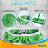 KEEPOW 4 Pack Reusable Wet Pads Refills for Swiffer Sweeper Mop, Microfiber Wet Mopping Cloths, Dry Sweeping Cloths for