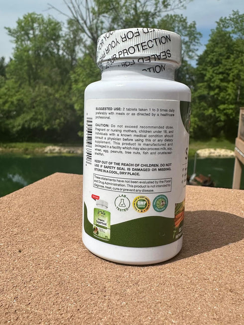 Organic Superfood Greens Fruits and Veggies Complex - Dietary Supplement with 14 Greens & 14 Fruits, Non-GMO