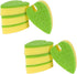 Evriholder Quick-Dry Dish Scrubbing Sponge, 8 Count, Green & Yellow