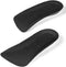 CALTO Half Elevator Insole for Men - 1/2 Inch Height Increase Taller Heel Lift Insert (2 Pack), Black