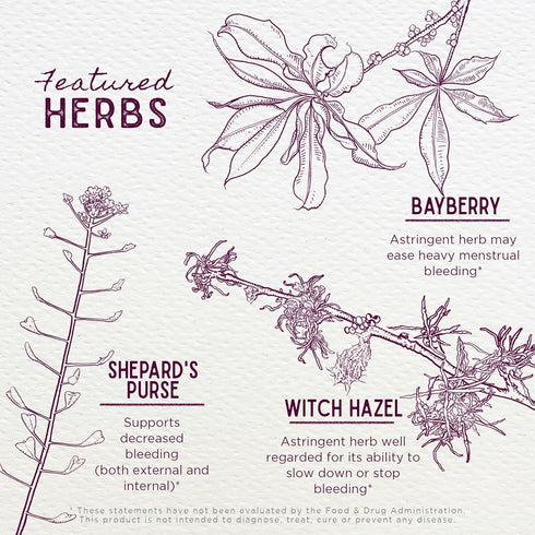 WishGarden Herbs Flow Stopper Lingering Cycle (Wombstringe) - Plant-Based Herbal Formula, 4oz