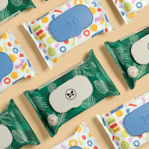 The Honest Company Plant-Based Flushable Wipes, 99% Water, Hypoallergenic, Fragrance Free, 126 Count