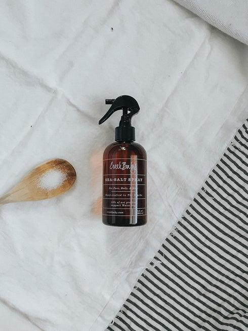 Organic Sea Salt Spray for Face, Body, and Hair, Acne and Rosacea Toner