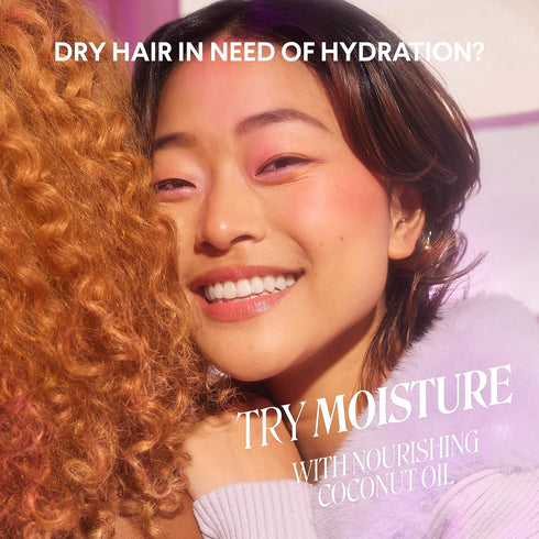 MONDAY HAIRCARE Moisture Shampoo 12oz for Dry, Coarse, Stressed, Coily and Curly Hair, Made from Coconut Oil, Rice Protein, Shea Butter, & Vitamin E, 100% Recyclable Bottles (350ml) (10426)