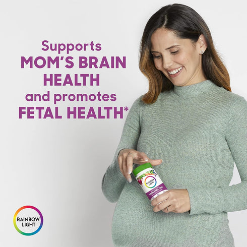 Rainbow Light High-Potency Prenatal One Multivitamin, Vegan, 30 Count - Supports Mom's Health & Baby's Development with