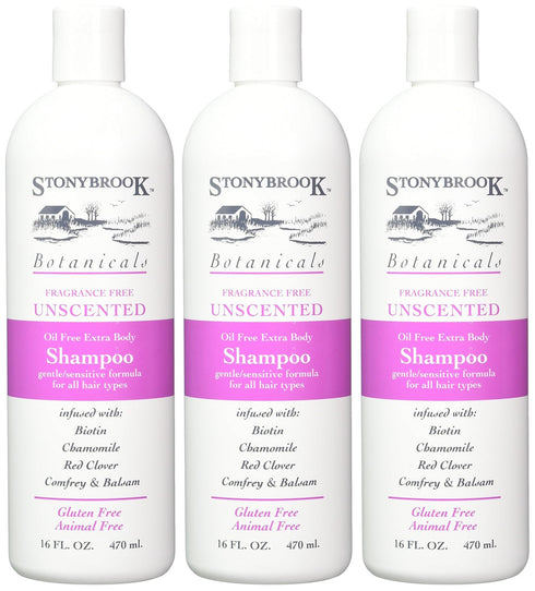 Stonybrook 16 3 Pack Stoney Brook Shampoo,UNSCENTED, FZ