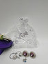 100pcs Sheer Organza Favor Bags - Rattan Print Gift Bags for Wedding Baby Shower, 4x6, Silver