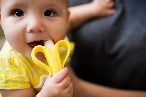 Toddler Toothbrush - The Original Baby Banana Brush Made in USA