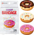 BioSwiss Bandages, Donut Shaped Self Adhesive Bandage, Latex Free, 24 Count, Fun First Aid Kit Supplies for Kids
