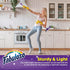 Fabuloso Dry and Wet Sweeper with 12 Dry Cleaning Pads, 2-in-1 Sweeping and Light Mopping, Lightweight, Purple