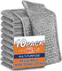 Non Scratch Wire Dishcloth, Double-Layer Wire Dishwashing Rags for Wet and Dry, Pack of 10