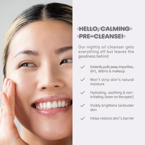 Karuna Cleansing Oil with Prickly Pear, 150 ml - Oil Based Cleanser, Travel Size Makeup Remover, Cleanses Skin