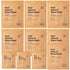 K-Beauty Real Natural Sheet Mask - Blue Ampoule, EWG Verified Non-GMO, 10 Count