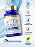 Carlyle Biotin 10000mcg | 500 Fast Dissolve Tablets | Max Strength Vegetarian, Non-GMO, Gluten Free Supplement