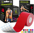 TapeGeeks Kinesiology Tape - Hypoallergenic Athletic Tape, Medical, Weightlifting, Gym, Muscle, Knee, Ankle, Arm
