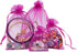 TheDisplayGuys 100-Pack 6x8 Hot Pink Sheer Organza Gift Bags with Drawstring, Jewelry Candy Treat Wedding Party Favors