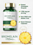 Carlyle Bromelain 1700 mg | 90 Capsules | Pineapple Enzyme Supplement | Gluten Free, Non-GMO