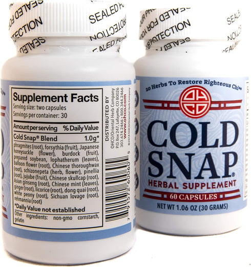 Cold Snap Herbal Supplement, 60 Capsules, 2 Pack