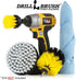 Bathroom Cleaning Accessories - Drill Brush - Shower Cleaner - Bathtub Tile Grout Microfiber Cloth