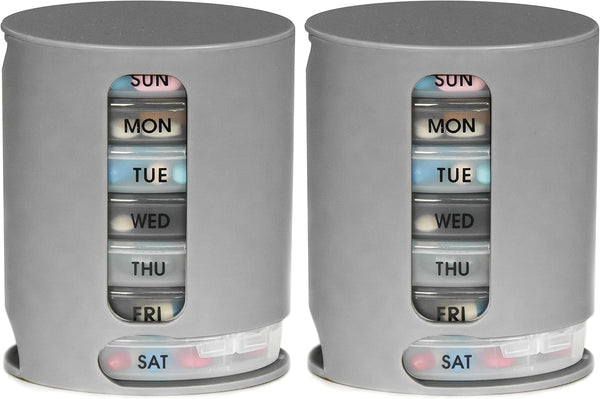 LORENZERIK 2 Pack, Weekly Pill Organizer